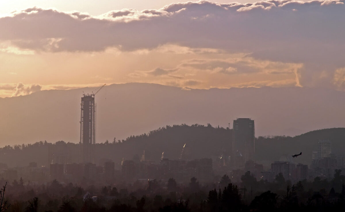 Santiago Chile skyline skyscrapers Costanera
