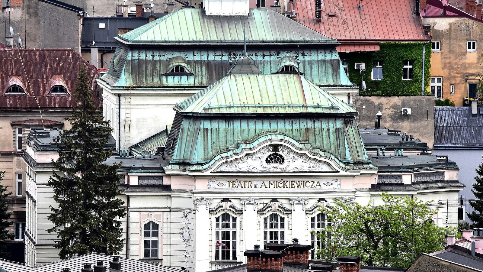 Poland Cieszyn View Mickiewicz Theatre