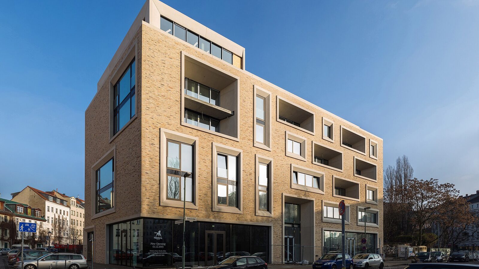The building Ackerstrasse 29 in Berlin-Mitte was built according to plans of nps tchoban voss
