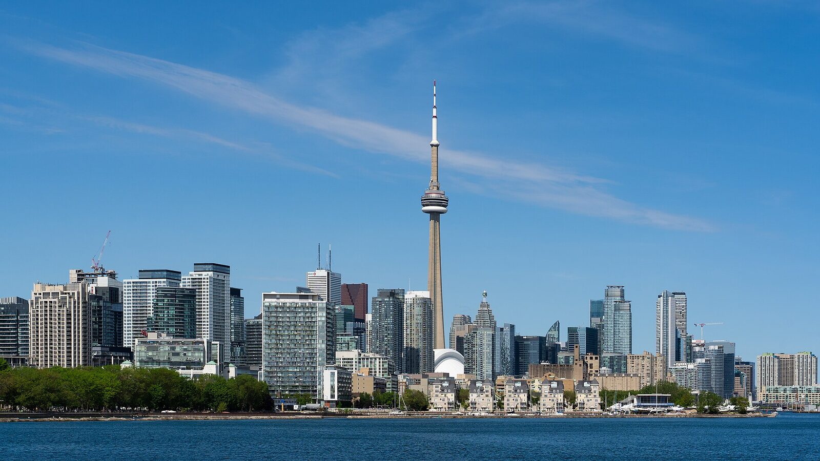 Toronto skyline viewed from Trillium Park