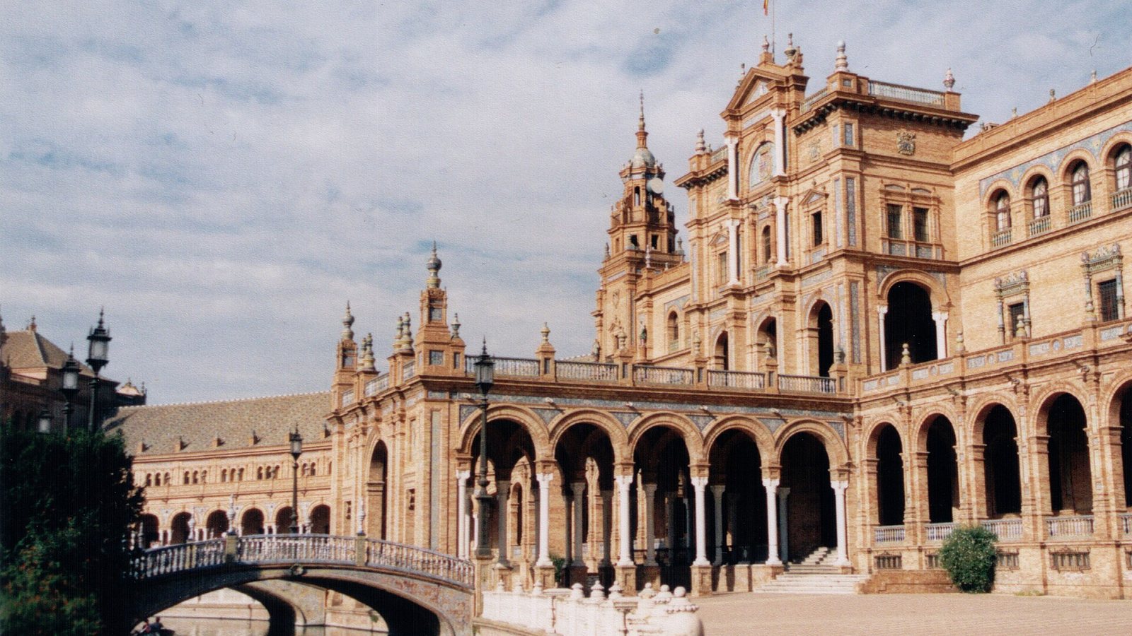 Plaza de España in Seville, Spain