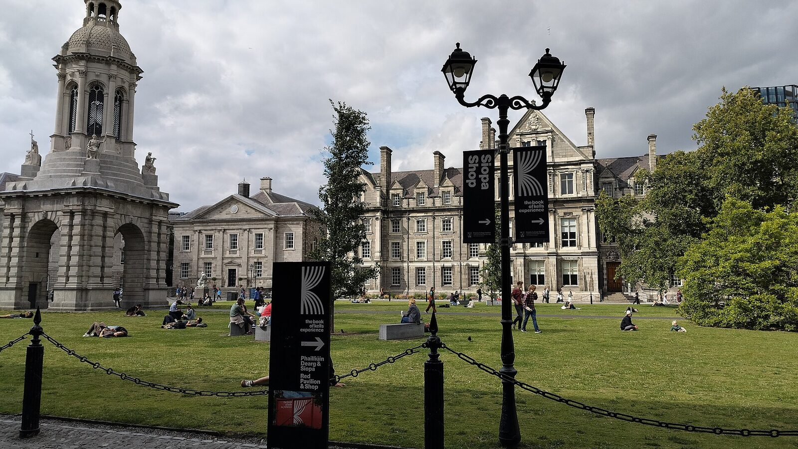 View of external buildings of Trinity College Dublin