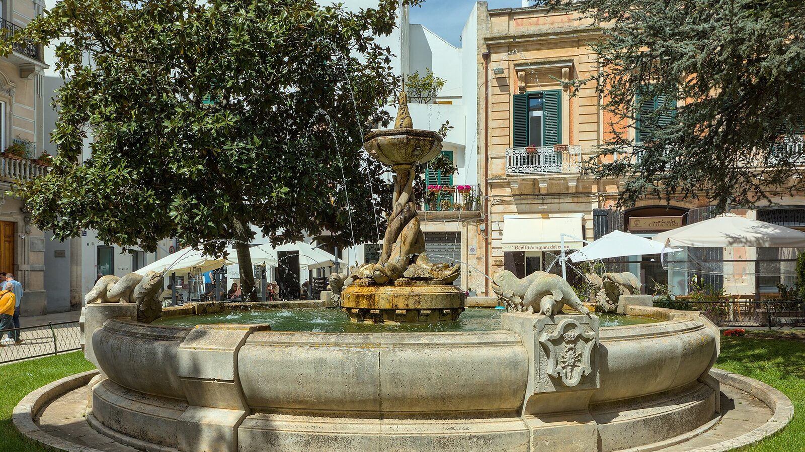 Martina Franca (Apulia, Italy) - Fountain at Rome square