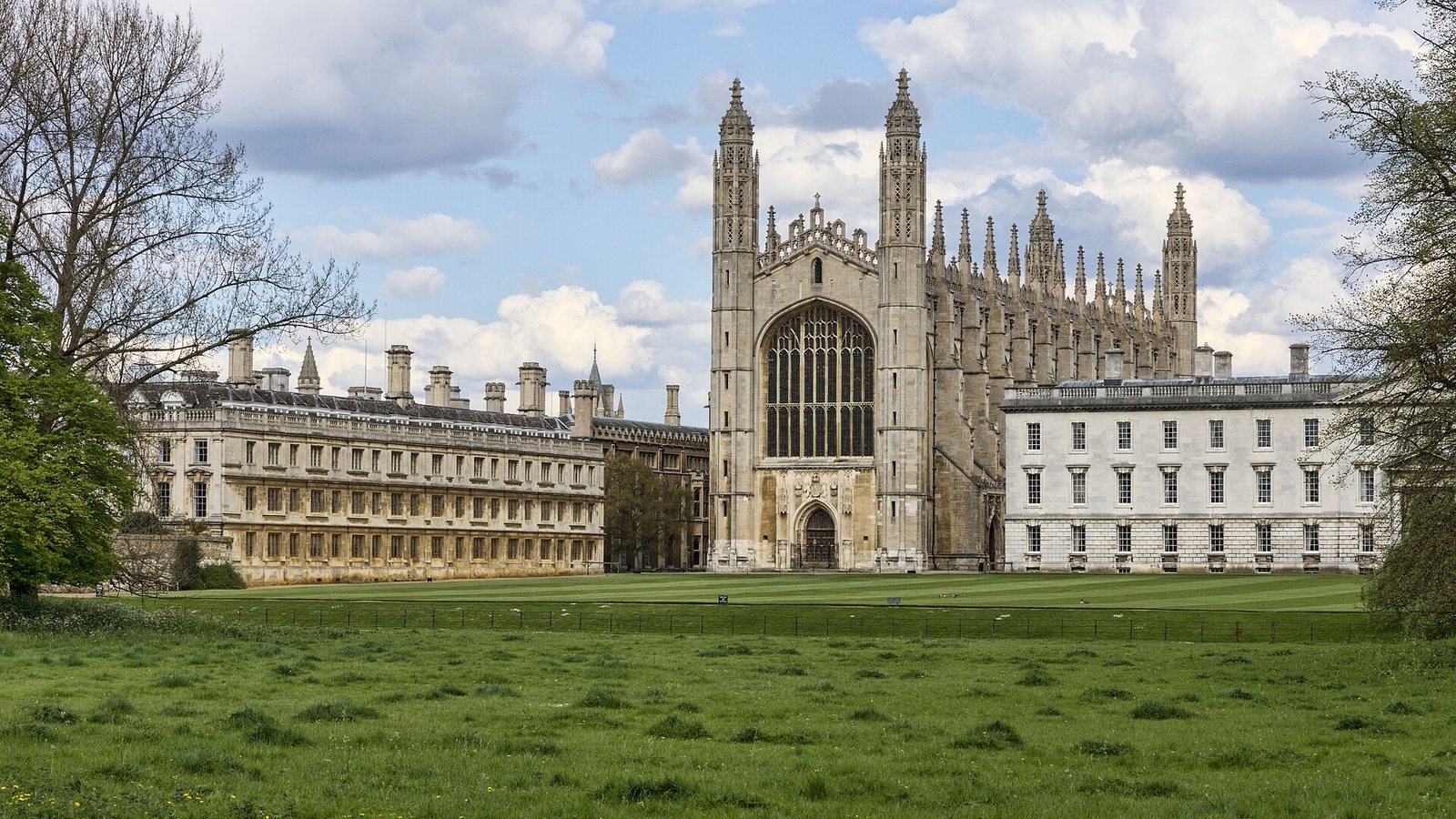 King's College Chapel in Cambridge seen across the lawns of the Backs