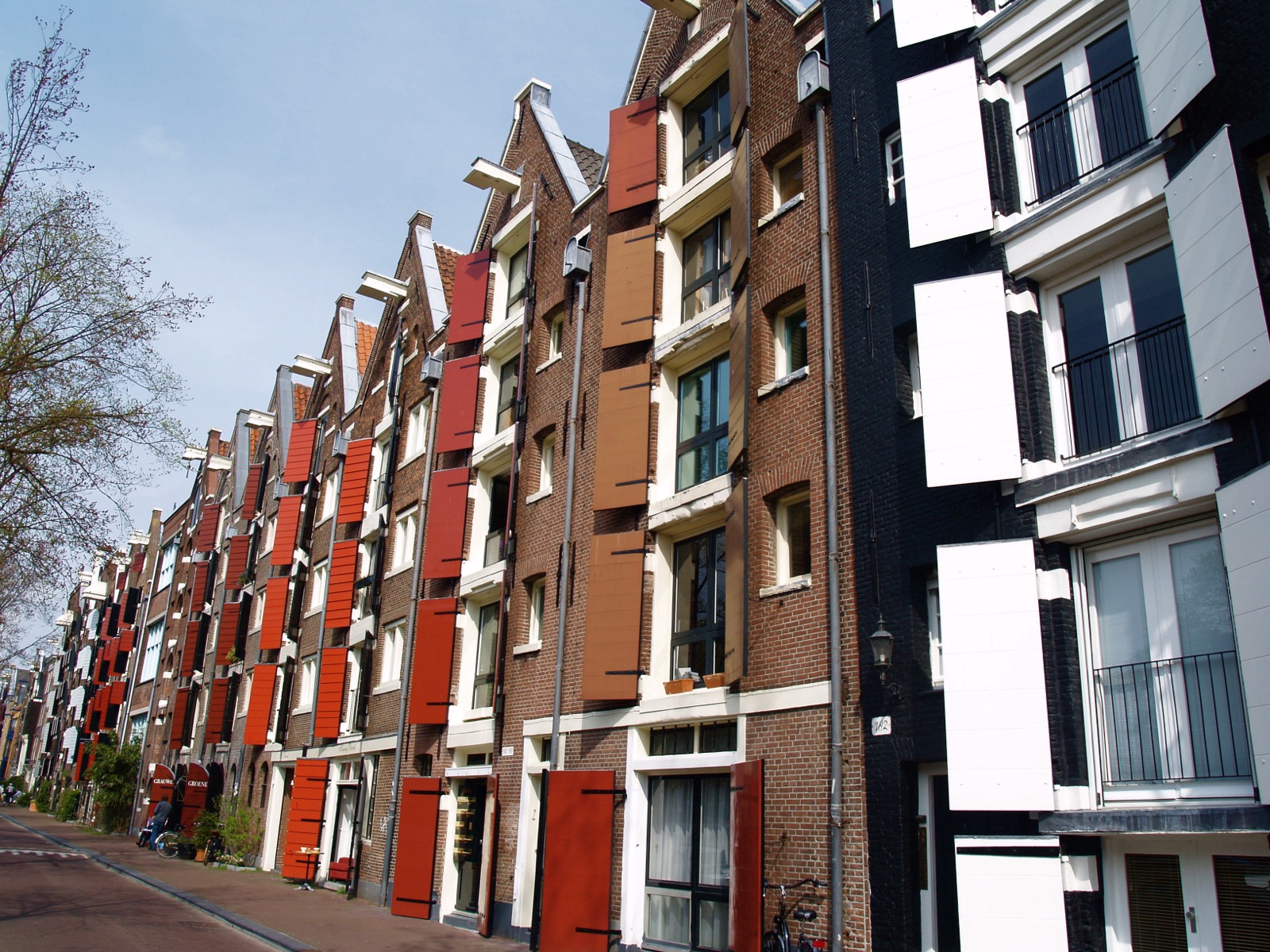 Canal houses in Amsterdam, Netherlands